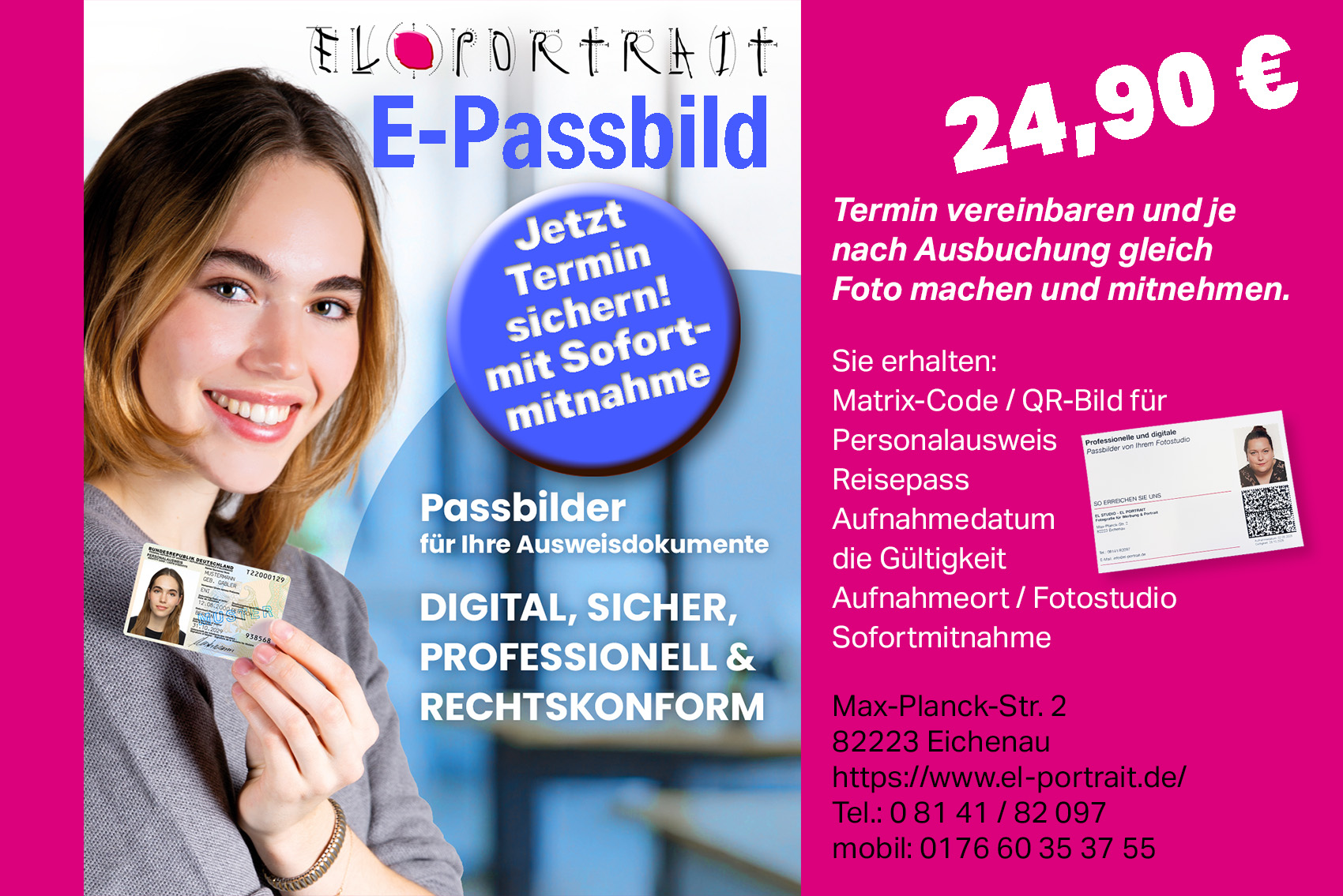 EL STUDIO Passbilder